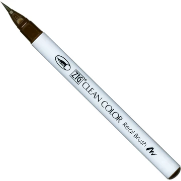 ZIG Watercolor System Clean Color Real Brush Mid Brown (RB-6000AT-065) - ecsetceruza, középbarna
