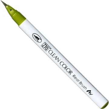 ZIG Watercolor System Clean Color Real Brush Mid Green (RB-6000A-046) - ecsetceruza, középzöld