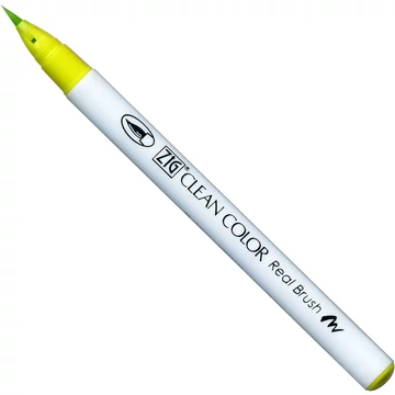 ZIG Watercolor System Clean Color Real Brush Yellow Green (RB-6000A-053) - ecsetceruza, zöldes sárga