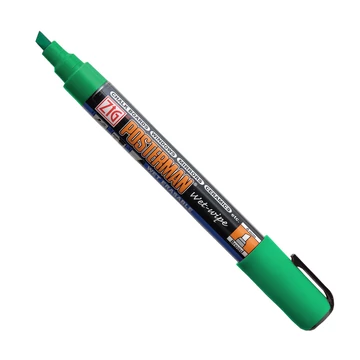 ZIG Sign Posterman Wet-Wipe Broad Green (PMA-550-040) - marker, 6mm vágott zöld