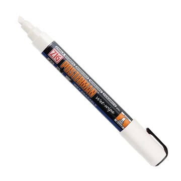 ZIG Sign Posterman Wet-Wipe Broad White (PMA-550-000) - marker, 6mm vágott fehér