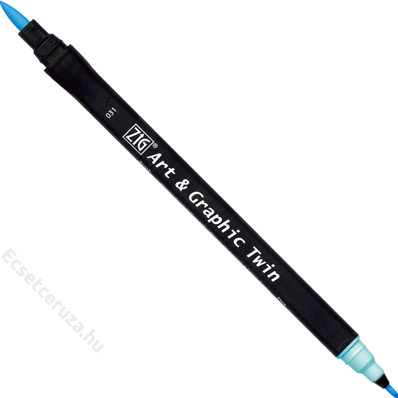 ZIG Watercolor System Art & Graphic Twin Light Blue (TUT-80-031) - kettős végű ecsetceruza, világoskék