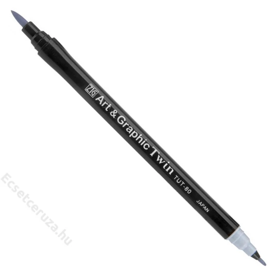 ZIG Watercolor System Art & Graphic Twin Pale Gray (TUT-80-084) - kettős végű ecsetceruza, halványszürke