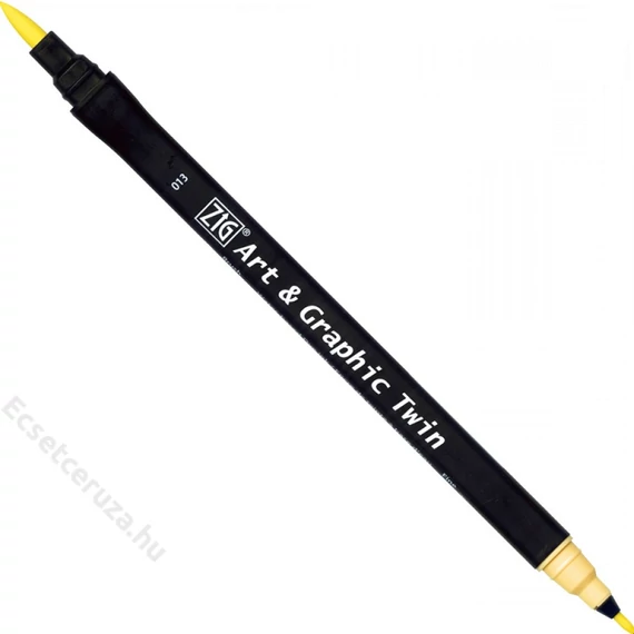ZIG Watercolor System Art & Graphic Twin Pale Yellow (TUT-80-013) - kettős végű ecsetceruza, halvány sárga