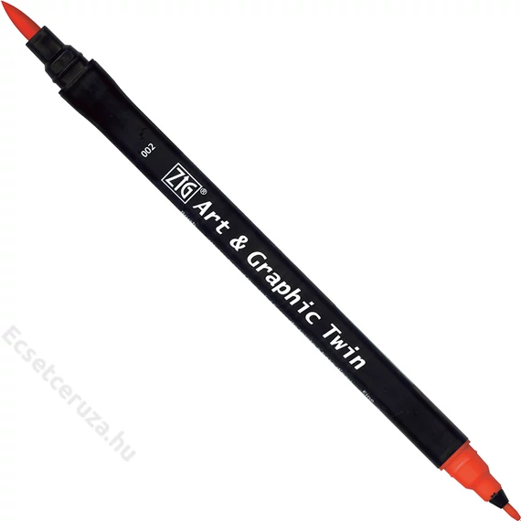 ZIG Watercolor System Art & Graphic Twin Red (TUT-80-002) - kettős végű ecsetceruza, piros