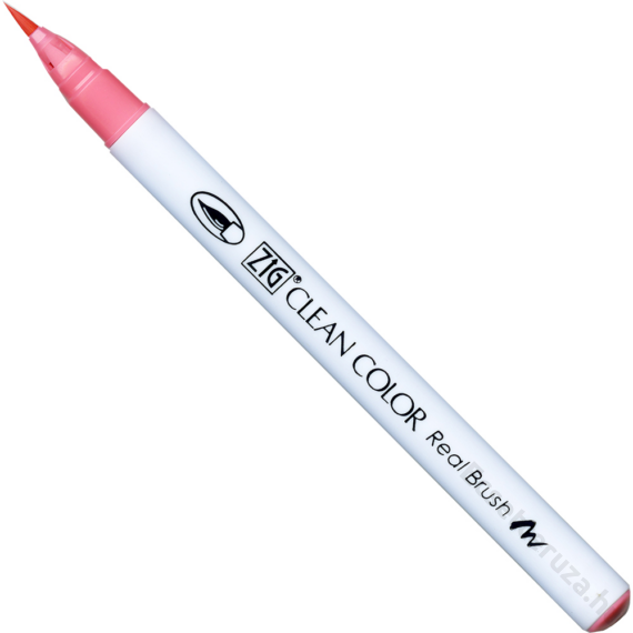 ZIG Watercolor System Clean Color Real Brush Light Carmine (RB-6000AT-021) - ecsetceruza, világos kárminpiros