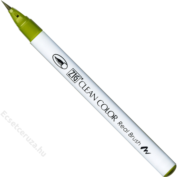 ZIG Watercolor System Clean Color Real Brush Mid Green (RB-6000A-046) - ecsetceruza, középzöld
