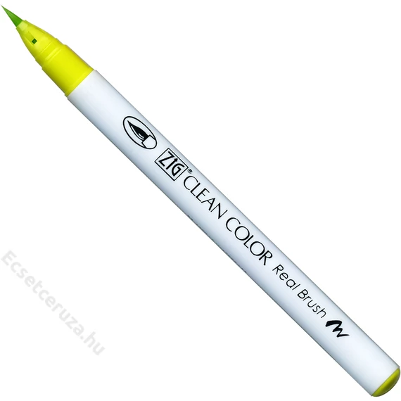 ZIG Watercolor System Clean Color Real Brush Yellow Green (RB-6000A-053) - ecsetceruza, zöldes sárga
