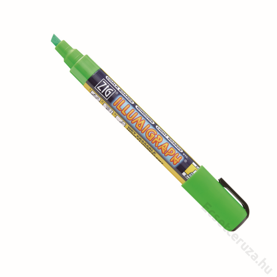 ZIG Sign Illumigraph Broad Green (PMA-510-113) - fluoreszkáló marker, 6mm vágott zöld
