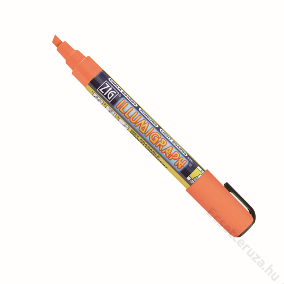 ZIG Sign Illumigraph Broad Orange (PMA-510-111) - fluoreszkáló marker, 6mm vágott narancssárga