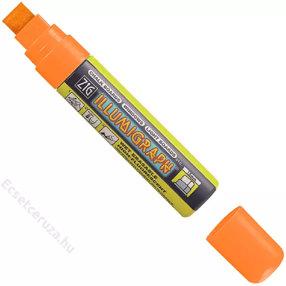 ZIG Sign Illumigraph Big & Broad Orange (PMA-720-111) - fluoreszkáló marker, 15mm vágott narancssárga