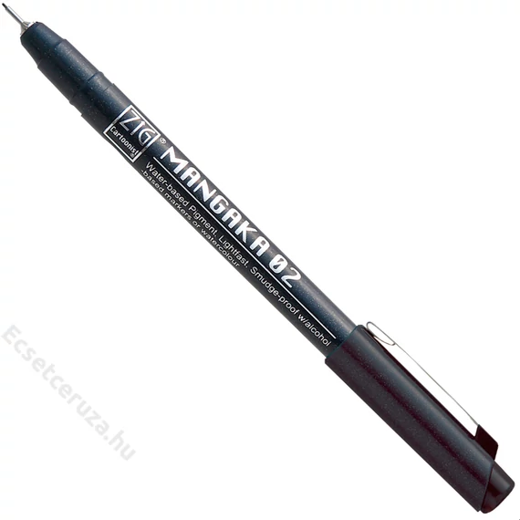 ZIG Graphic & Cartoonist Mangaka 02 Black (CNM-02-010) - ecsetceruza, 0.2mm fekete