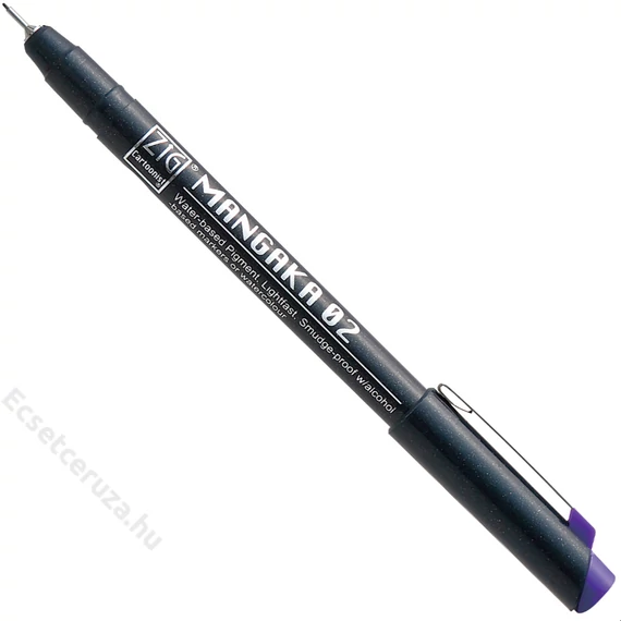 ZIG Graphic & Cartoonist Mangaka 02 Violet (CNM-02-085) - ecsetceruza, 0.2mm ibolya