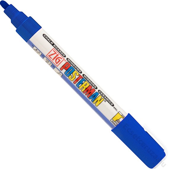 ZIG Sign Posterman Medium Blue (PMA-30-030) - vízálló marker, 2mm sötétkék