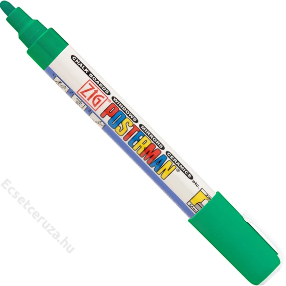 ZIG Sign Posterman Medium Green (PMA-30-040) - vízálló marker, 2mm zöld