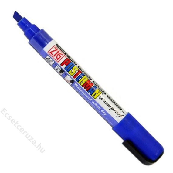 ZIG Sign Posterman Broad Blue (PMA-50-030) - vízálló marker, 6mm vágott kék