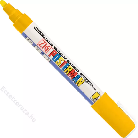 ZIG Sign Posterman Medium Yellow (PMA-30-050) - vízálló marker, 2mm sárga