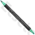ZIG Memory System Calligraphy Chalk Pastel Colours Green (MS-6400-040) - pasztell kréta hatású kettős végű ecsetceruza, 2/3.5mm zöld