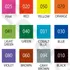 Kép 2/5 - ZIG Fudebiyori 12 Colors Set (CBK-55N-12V) - ecsetceruza, 12 színű szett