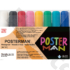 Kép 1/1 - ZIG Sign Posterman Big & Broad 8 Colors Set (PMA-120-8V) - vízálló marker szett, 15mm vágott nyolc színű