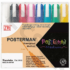 Kép 1/9 - ZIG Sign Posterman Medium 8 Colors Set (PMA-30-8V) - vízálló marker szett, 2mm nyolc színű