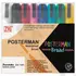 ZIG Sign Posterman Broad 8 Colors Set (PMA-50-8V) - vízálló marker, 6mm vágott nyolc színű szett